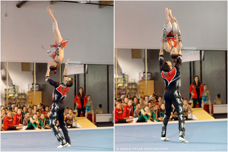 Michael Rodrigues performing his dynamic routine