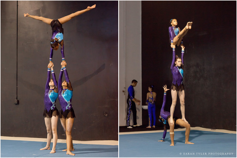level 8 trio at west coast training center for acrobatic gymnastics